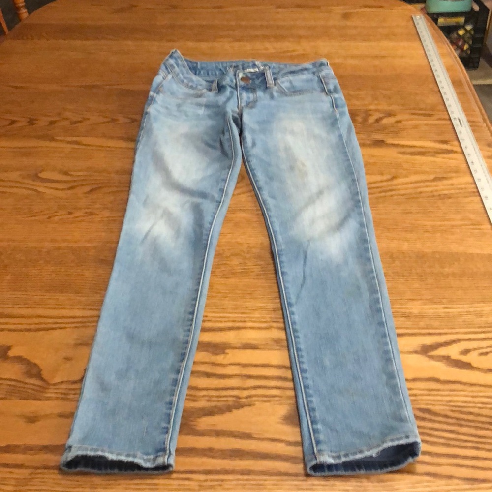 American Eagle jeggings size 4, light blue